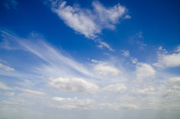 White clouds background