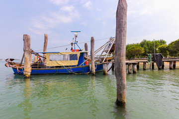 Venice fishing boat - 165306506