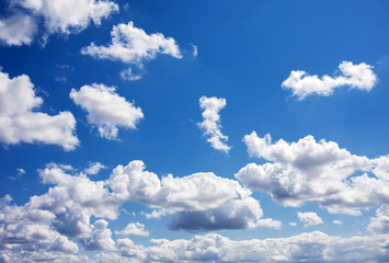 blue sky with cloud.