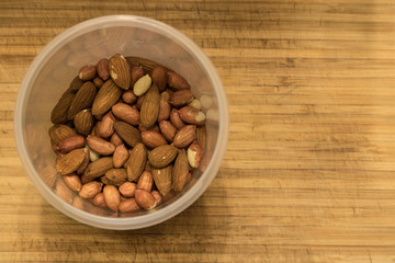 nuts, almonds and peanuts