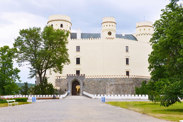 Fototapeta na wymiar Orlik Castle, District of Písek, South Bohemia Region of Czech Republic.