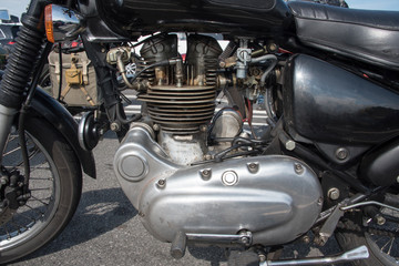Fototapeta na wymiar Motorbike Engine