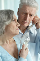 senior man and senior woman 