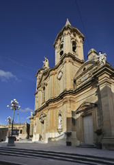 Matrix Parish church of St Catherine of Alexandria in Zurrieq. Malta