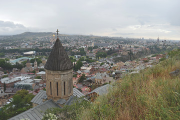 City skyline of Tibilisi, Georgia