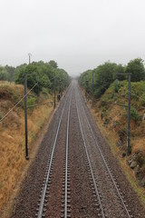 Railway in the countryside (France) - July 23th 2017