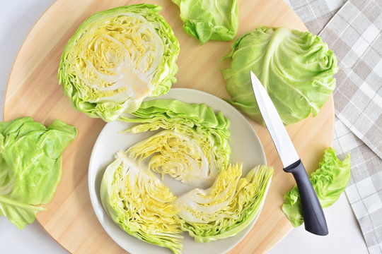 fresh chopped head of cabbage