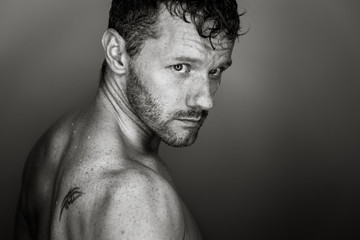 Wet male Portrait