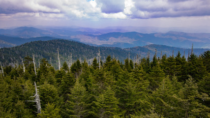 Smoky Mountain View from the Apex