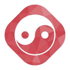 geometrischer Icon - Yin-Yang