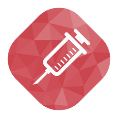 geometrischer Icon - Spritze