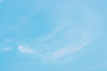 Air clouds in the blue sky.