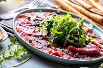 Rinder Carpaccio Teller 
