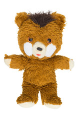 Toy bear isolated on white background