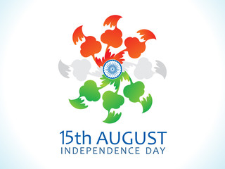 abstract artistic indian floral