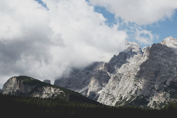 Dolomites alpine landscape