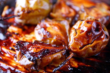 Pear dessert with honey for restaurant