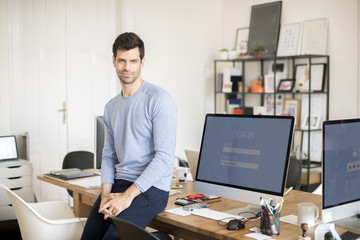 Young professional man portrait