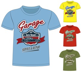 T-Shirt Garage Design