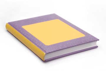 Book on white background