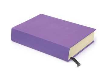 Book on white background