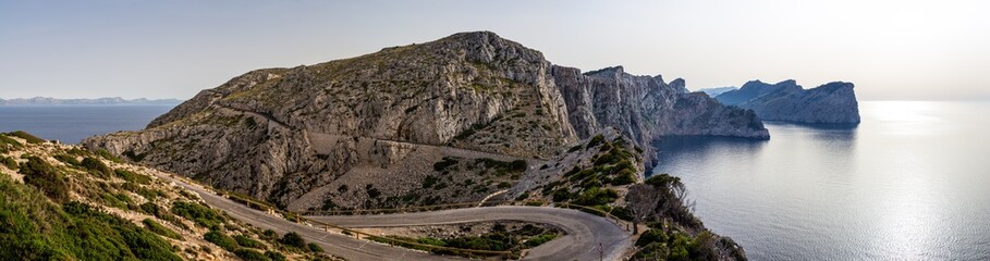 Winding road to Cap Formentor