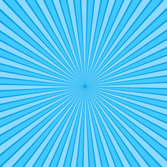 blue rays pop art background. retro comic style vector illustration
