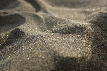 Black sand macro