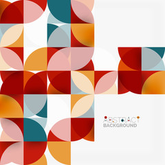 Modern geometrical abstract background circles