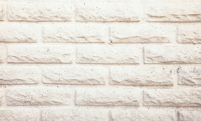 White brick wall background. textures Old brick wall texture for background