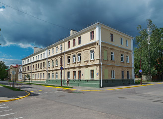 Fototapeta na wymiar Church of St. John Lutheran Church, located in Grodno, Belarus.