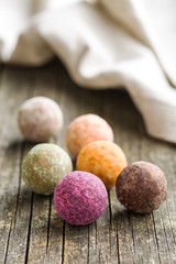 Sweet truffle balls.