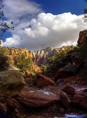 Rocks of All Colors in West Zion on a Beautiful Winter Day