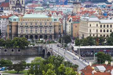 Fototapeta na wymiar praha view panorama