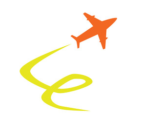 Оранжевый самолет
