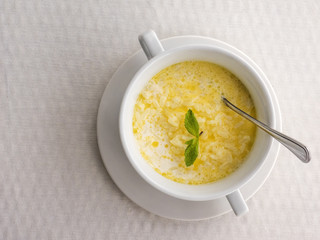 Rice porridge with milk