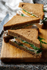 garden turkey sandwich lemon mayo