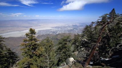View of Coachella Valley from San Jacinto Mountains