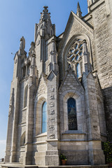 Fototapeta premium Expiatory Church of the Sacred Heart of Jesus (architect Enric Sagnier) on summit of Mount Tibidabo in Barcelona, Catalonia, Spain.
