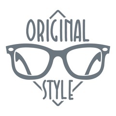 Original style logo, simple style