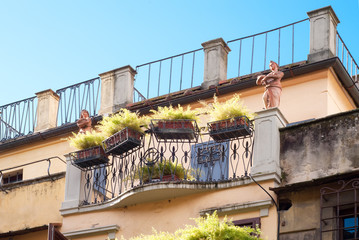 Old balcony in Italy