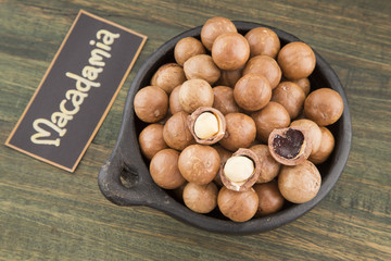 Macadamia nuts (Macadamia integrifolia)