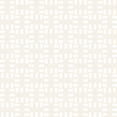 Crosshatch vector seamless geometric pattern. Crossed graphic rectangles background. Checkered motif. Seamless subtle texture of crosshatched lines. Trellis simple fabric print.