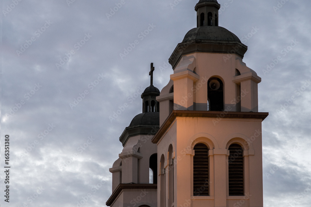 Wall mural church steeple