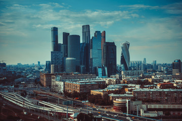 Fototapeta na wymiar Moscow city