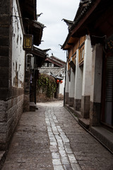 Fototapeta na wymiar Lijiang, Yunnan, Kunming, China. Heritage village, living and landscapes