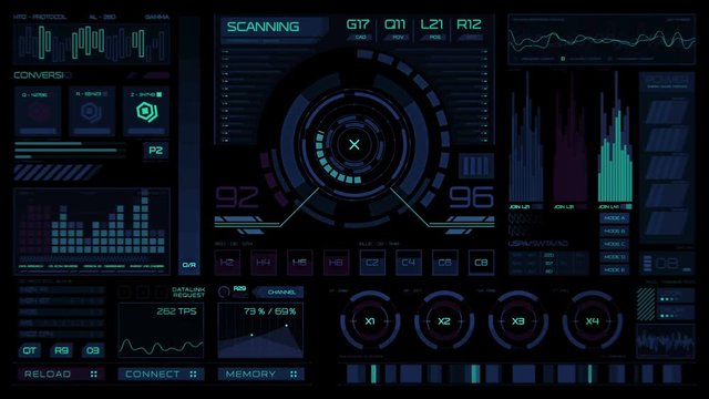 Futuristic interface | HUD