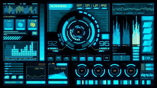 Futuristic interface | HUD