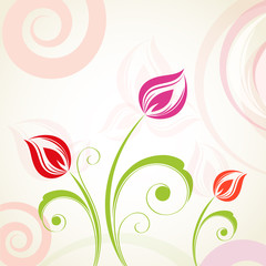 Floral background. Element for design.