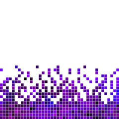 abstract vector square pixel mosaic background